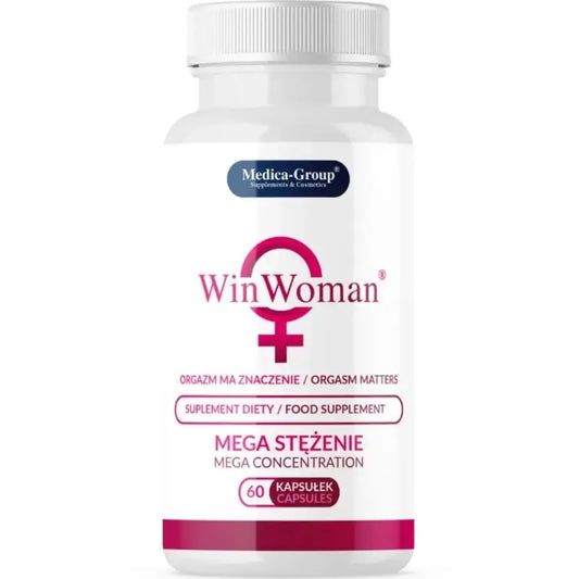 Medica Group Winwoman Φυσικές κάψουλες για την ενίσχυση της γυναικείας ζωτικότητας και της σεξουαλικής ευεξίας, 60 κάψουλες