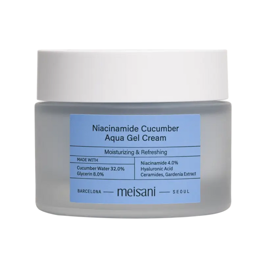 Meisani Κρέμα Aqua Gel με νιασιναμίδη και αγγούρι, 50 ml