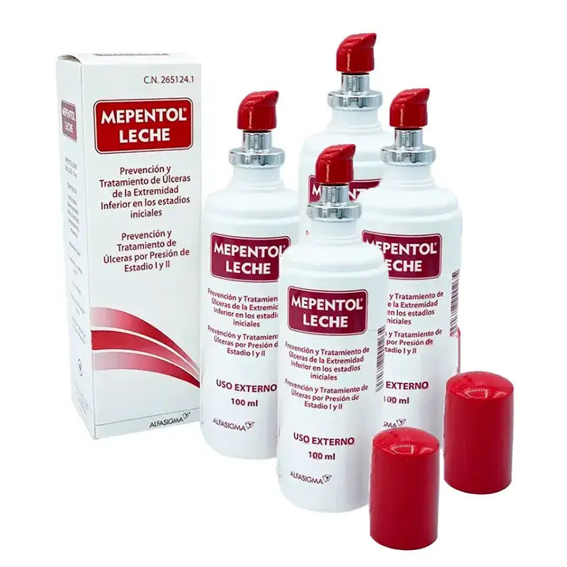 Mepentol Γάλα σε μορφή γαλακτώματος, 4 x 100 ml