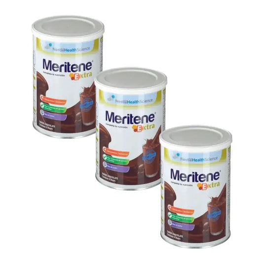Meritene Extra Μιλκσέικ με γεύση σοκολάτας, 3×450 γρ. 