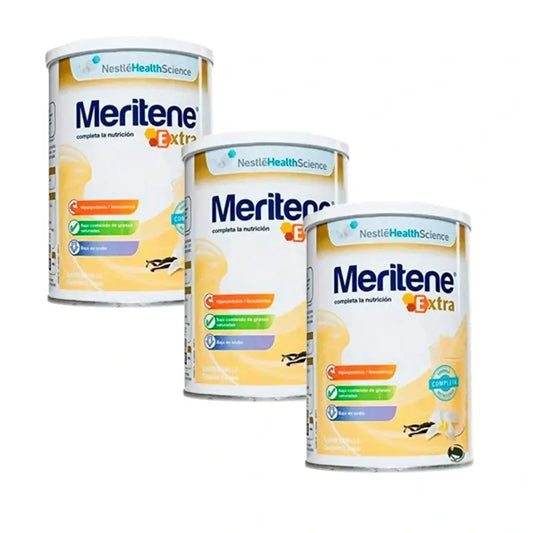 Meritene Extra Βανίλια, 3×450 γρ. 