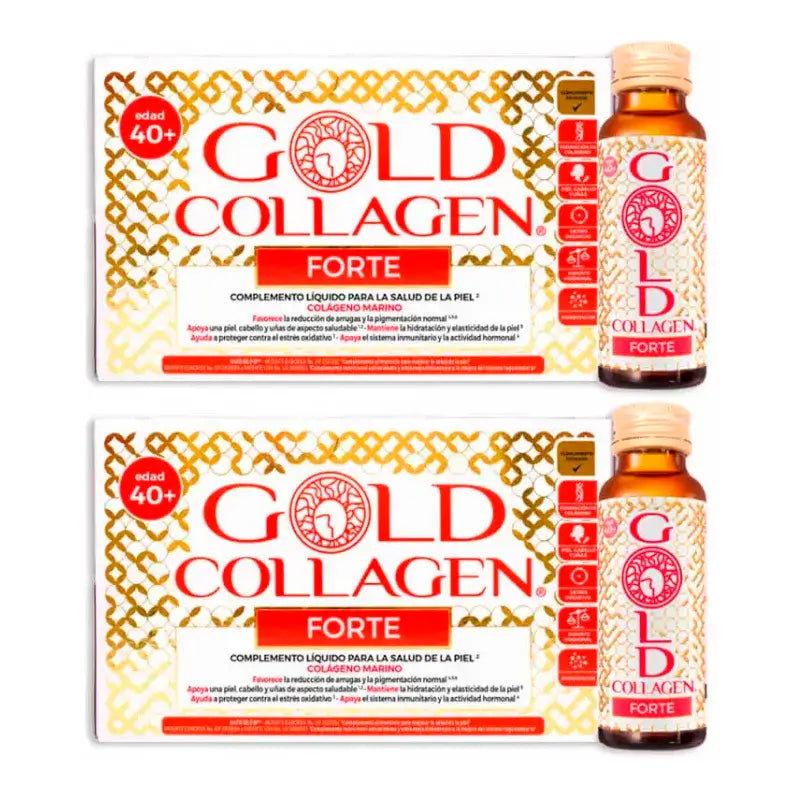 Gold Collagen Forte, Συσκευασία 2 x 10 x 50 ml