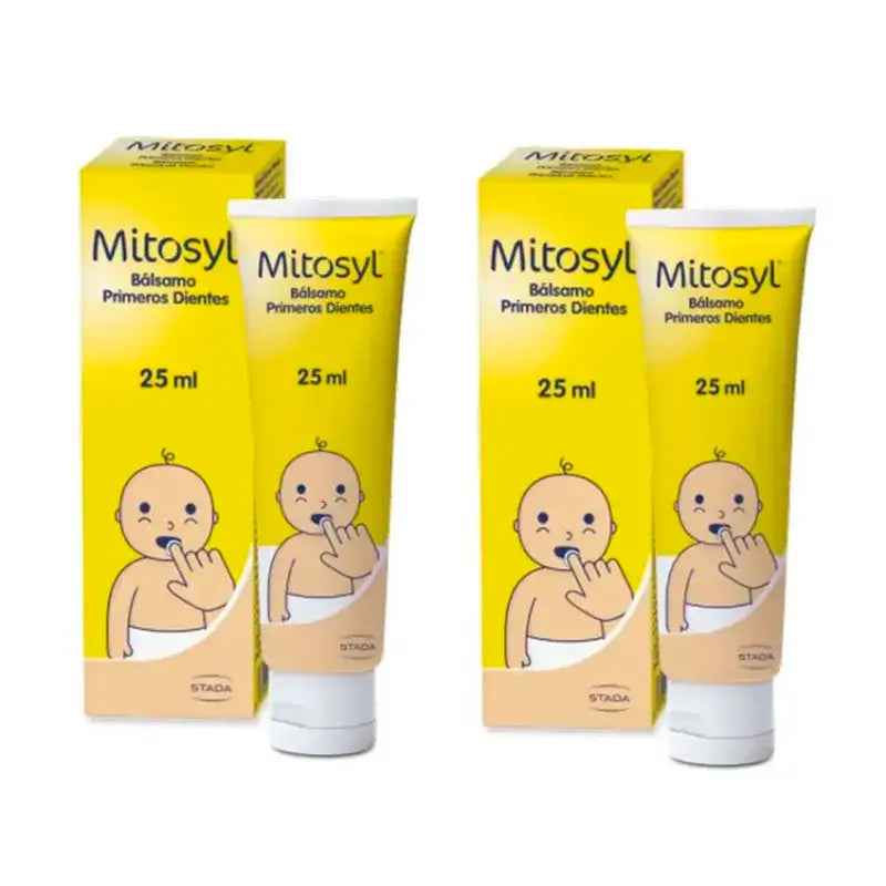 Mitosyl Βάλσαμο για τα πρώτα δόντια, Σετ 2 x 25 ml