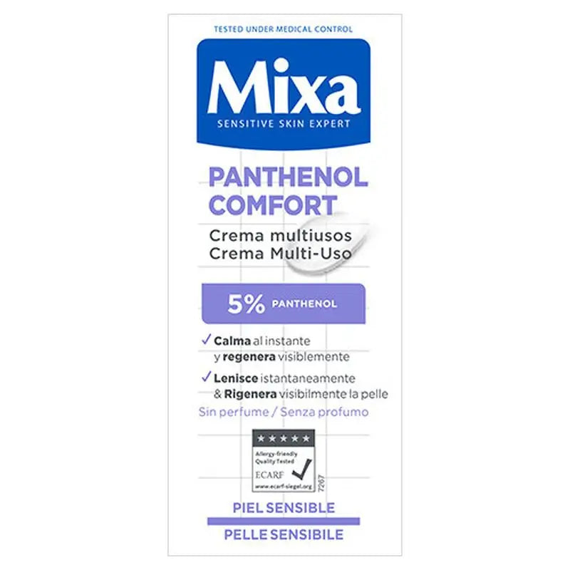 Mixa Κρέμα πολλαπλών χρήσεων Panthenol Comfort για ευαίσθητο δέρμα 50 ml