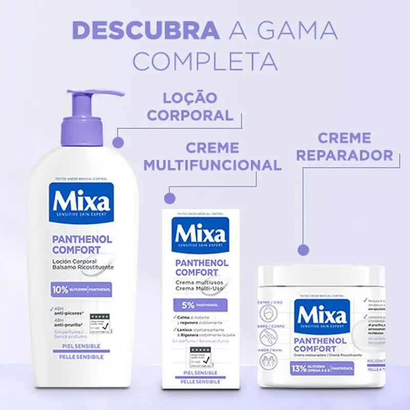 Mixa Κρέμα πολλαπλών χρήσεων Panthenol Comfort για ευαίσθητο δέρμα 50 ml