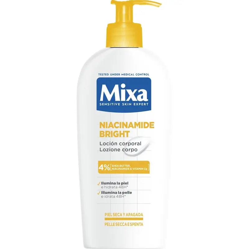 Mixa Niacinamide Bright Body Lotion , 250 ml