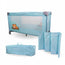 Mobiclinic Mofli Travel Cot With Wheels Blue