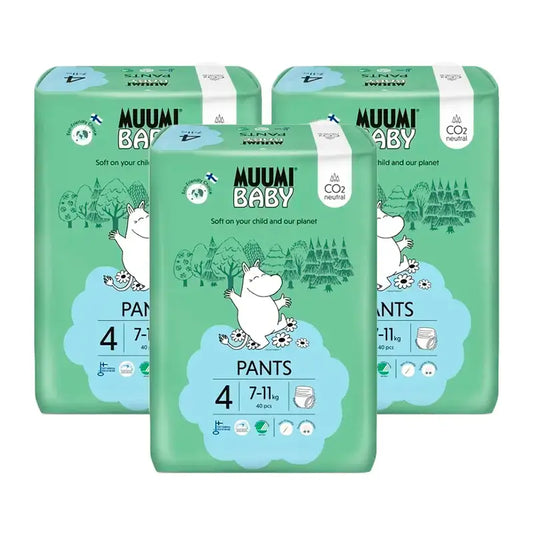 Moomin Baby Πάνες Εκπαίδευσης Μέγεθος 4, 3 x 40 τεμάχια