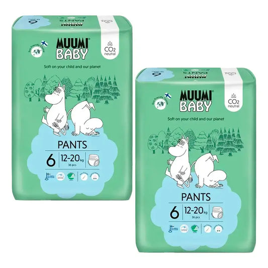 Moomin Baby Πάνες Εκπαίδευσης Μέγεθος 6, 2 x 36 τεμάχια