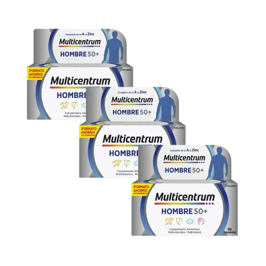 Multicentrum Άνδρες 50+, Πολυβιταμινούχο Συμπλήρωμα Διατροφής, 3X90 Δισκία