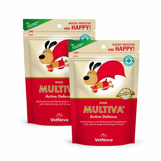 Multiva Active Defense Dog, Συσκευασία 2 x 30 μασώμενα