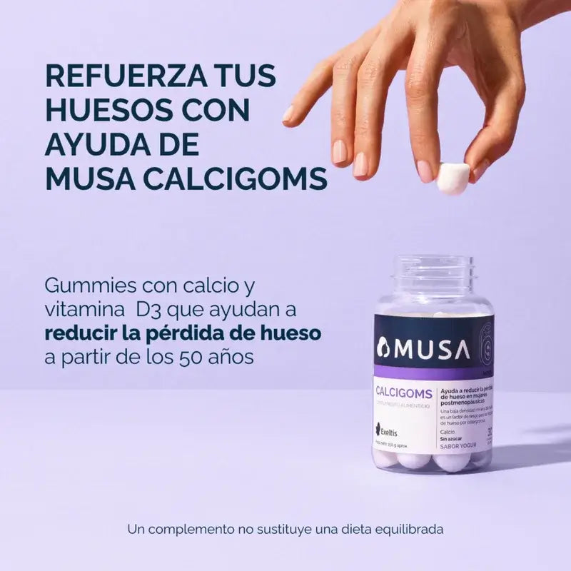 Musa Calcigoms Gominolas Clacio, 3 x 30 κάψουλες