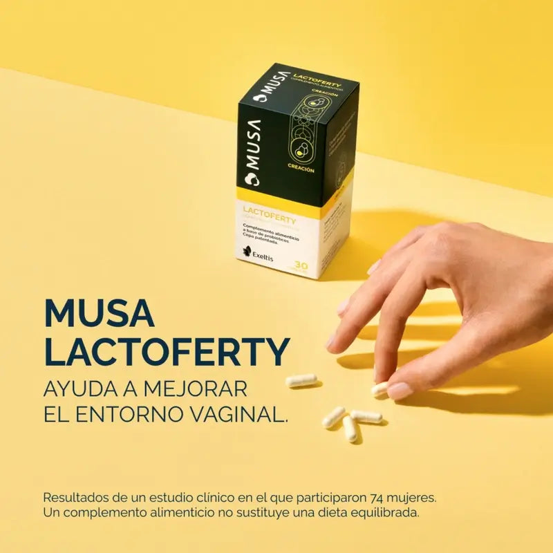 Musa Duplo Lactoferty Προβιοτικό για τη Γονιμότητα, 2 x 30 κάψουλες