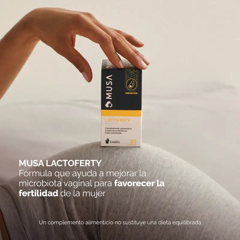 Musa Duplo Lactoferty Προβιοτικό για τη Γονιμότητα, 2 x 30 κάψουλες