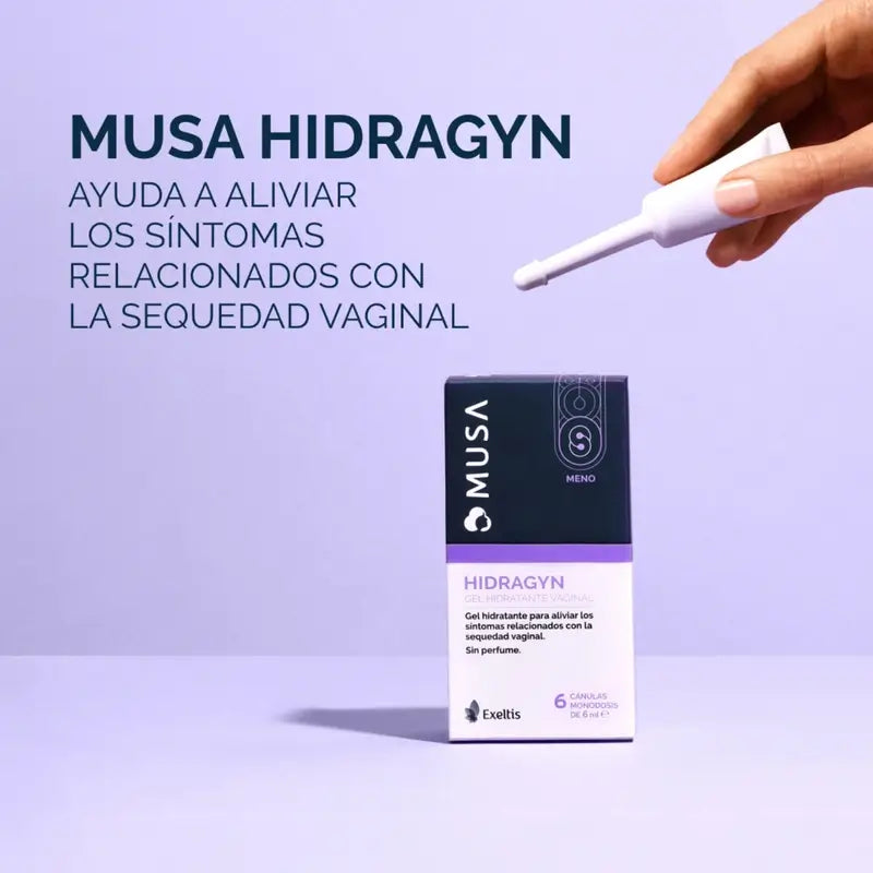 Musa Hydragin Ενυδατικό για τον κόλπο, 2x6 κάνουλες