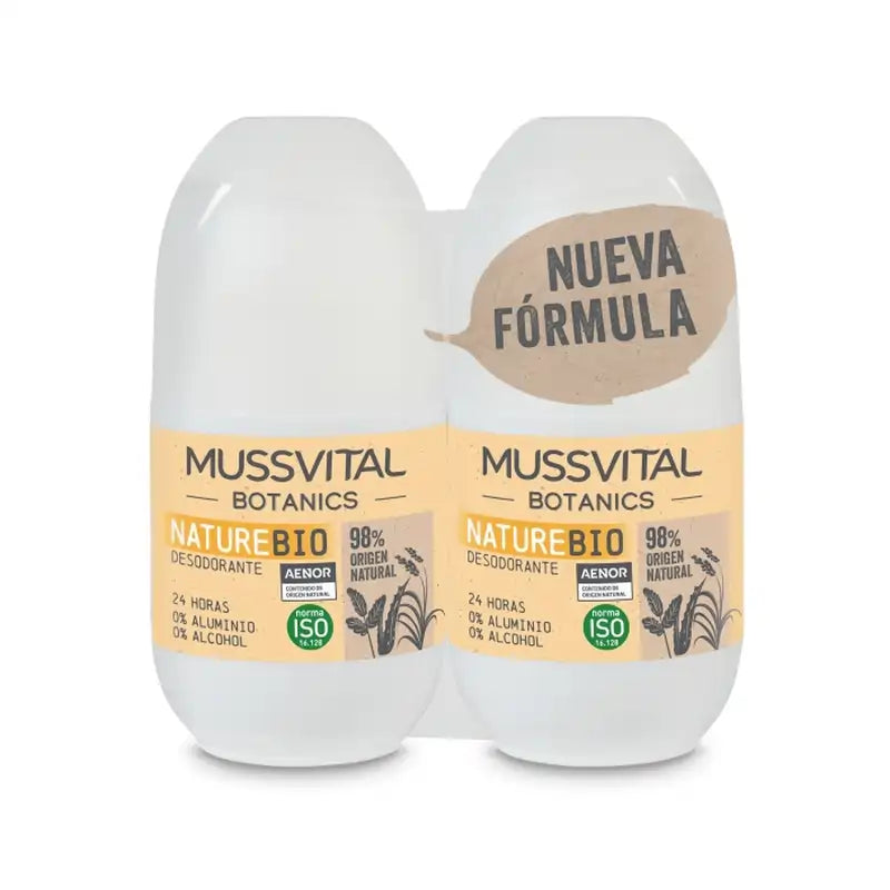 Mussvital Botanics Deo Nature, 2 x 75 ml