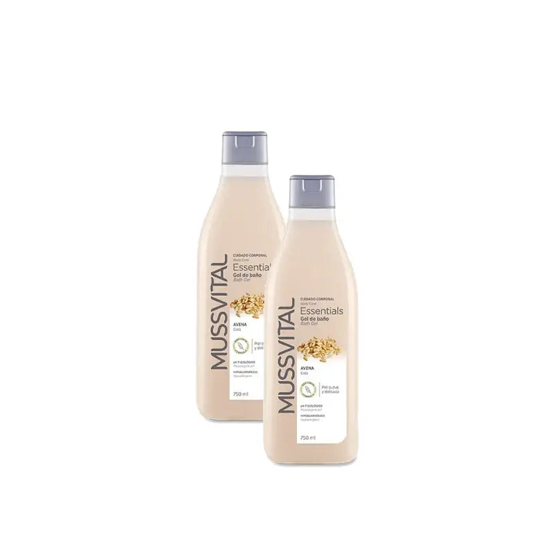 Mussvital Botanics Gel με βρώμη, 750 ml, συσκευασία 2 τεμαχίων