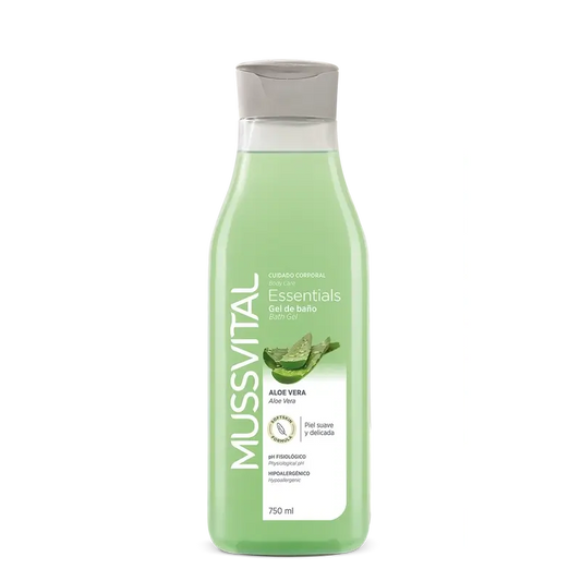 Mussvital Essentials Αφρόλουτρο με αλόη βέρα, 750 ml