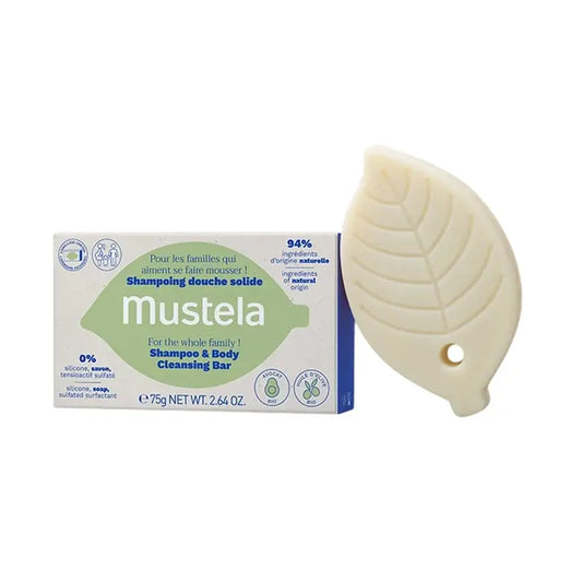 Mustela Στερεό Σαμπουάν για Μαλλιά και Σώμα, 75 g