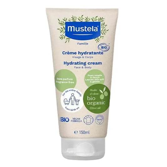Mustela Βιολογική Ενυδατική Κρέμα, Σωληνάριο 150 ml