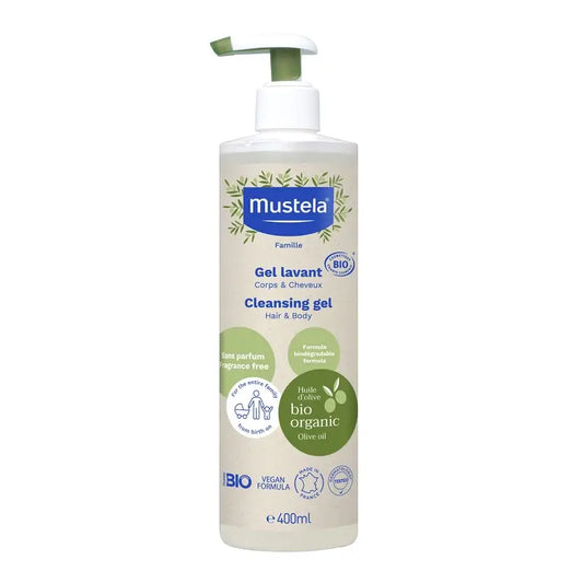 Mustela Βιολογικό Σαμπουάν σε μορφή τζελ, 400 ml
