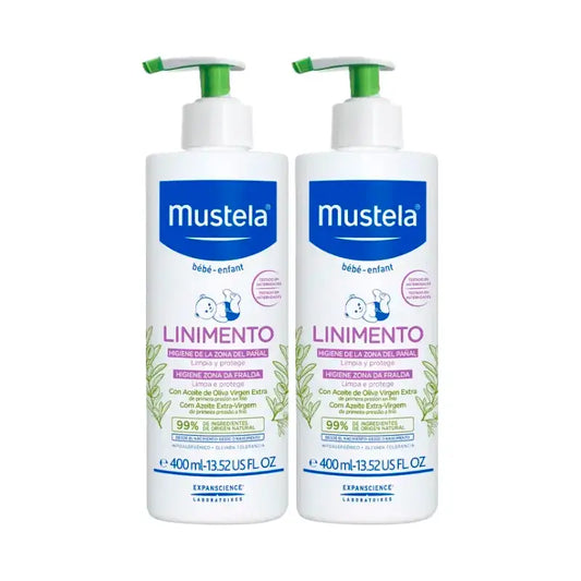 Mustela Λιμνώδες Προϊόν για την Υγιεινή των Παιδιών, Συσκευασία 2 x 400 ml