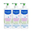 Mustela Λιμνίο για την υγιεινή των παιδιών, Συσκευασία 3 x 400 ml