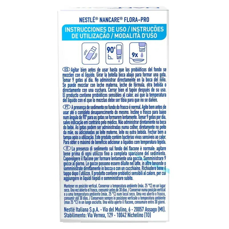 Nancare Florapro, 3 × 5 ml