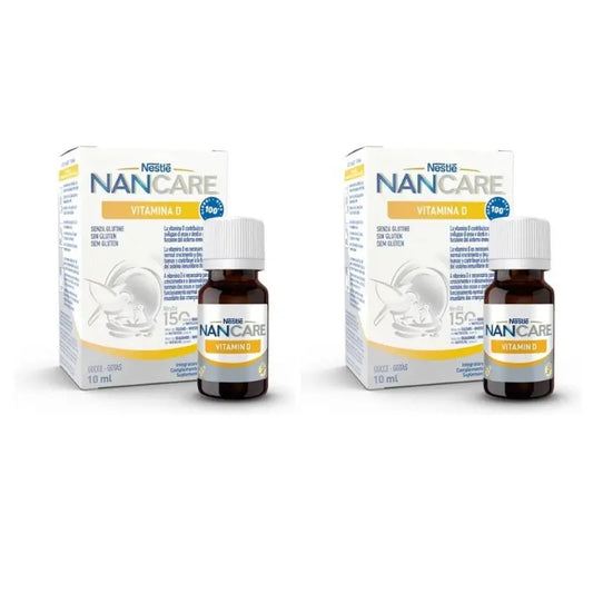 Nancare Nestlé Βιταμίνη D, 2×10 ml