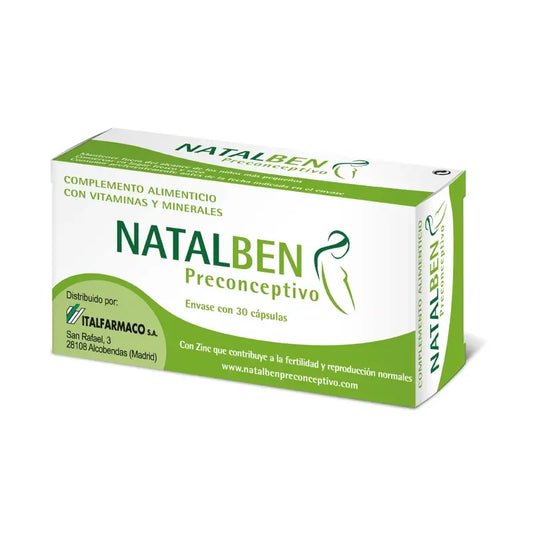 Natalben Preconceptive, 30 Capsules