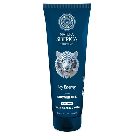 Natura Siberica Men Wild Arctic. Αφρόλουτρο 2 σε 1 για μαλλιά και σώμα, 200 ml
