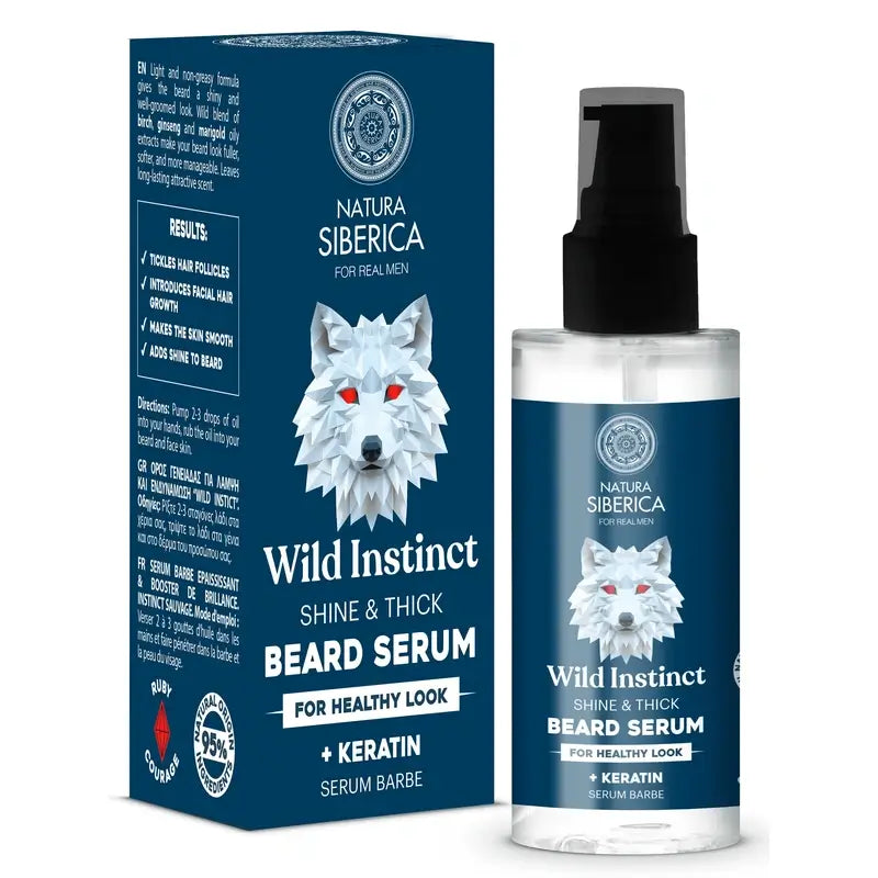 Natura Siberica Men Wild Arctic. Ορός για τη γενειάδα, 50 ml