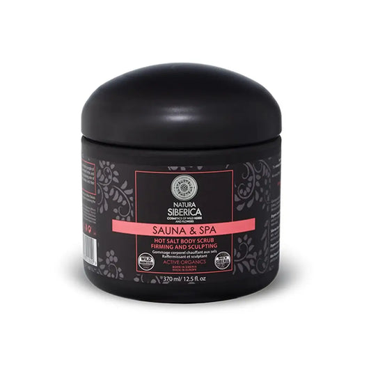 Natura Siberica Sauna&Spa Ζεστό απολεπιστικό σώματος με βάση το αλάτι, για σύσφιξη και διαμόρφωση. , 370 ml