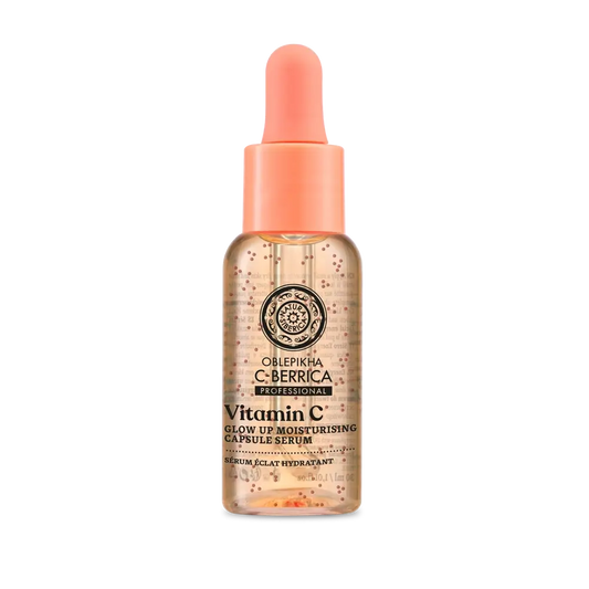Natura Siberica Ενυδατικό Ορό Προσώπου με Κάψουλες Glow Up, 30 ml 