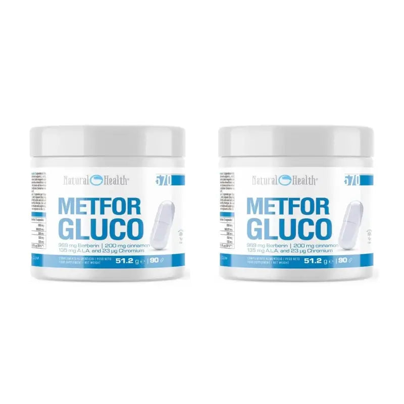 Natural Health Metforgluco, 2×90 κάψουλες 
