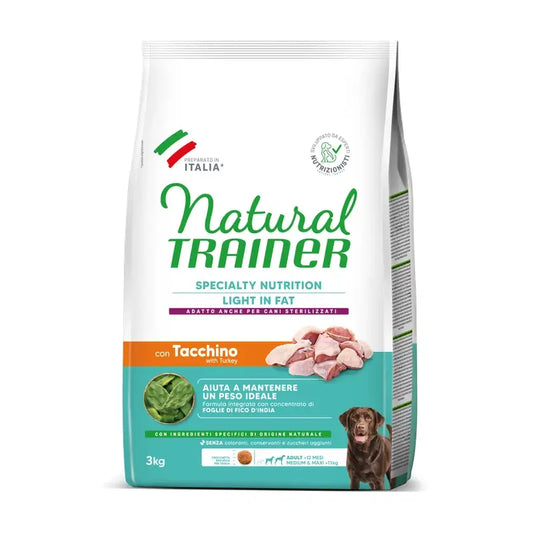 Natural Trainer Canine Adul Med Max Weight 3Kg, τροφή για σκύλους