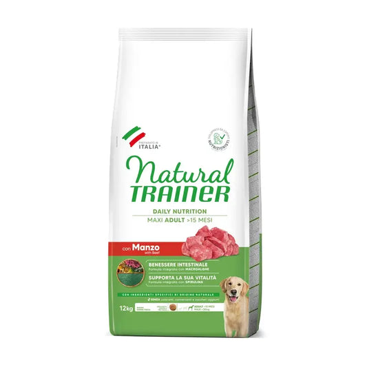 Natural Trainer Canine Adult Maxi Μοσχάρι 12Kg, τροφή για σκύλους
