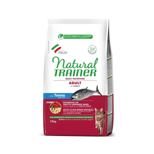 Natural Trainer Feline Adult Τόνος 1,5Kg, τροφή για γάτες