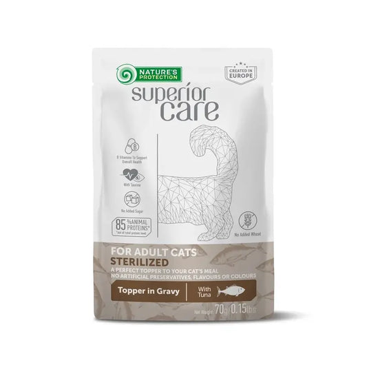 Natures Protection Detox Cat Steri. Ενήλικες όλων των φυλών Τόνος 24X70Gr 