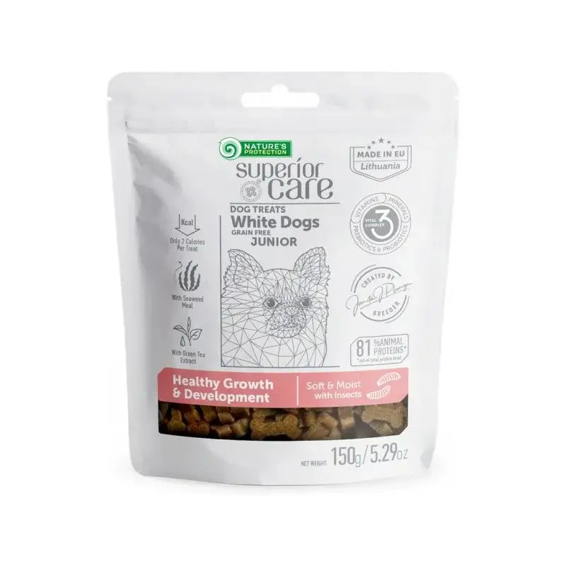 Natures Protection Sc White Dog Junior Ανάπτυξη & Εξέλιξη, Προστασία από Έντομα, 150 γρ.