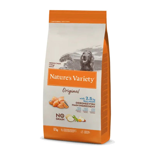 Nature's Variety Σκύλοι Μεσαίου Μεγέθους με Σολομό, Χωρίς Δημητριακά, 12kg