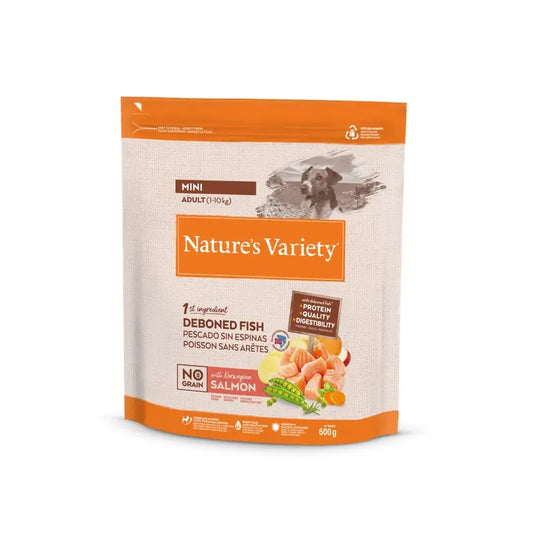 Nature'S Variety Canine Adult Original Mini Salmon 600Gr, τροφή για σκύλους