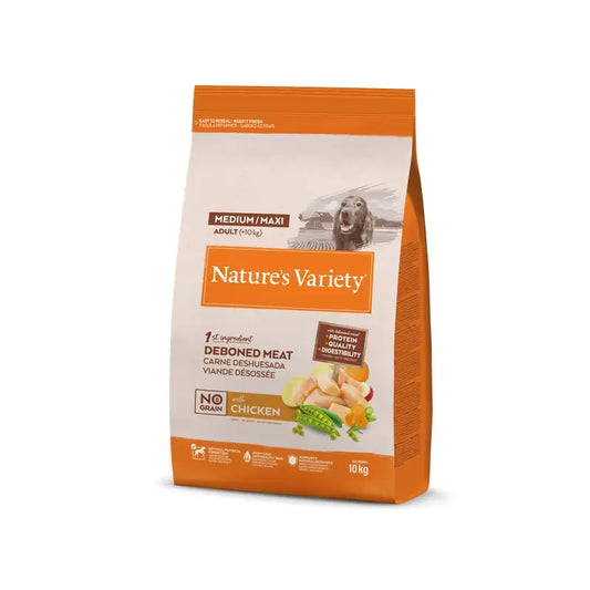 Nature'S Variety Canine Adult Selected Med/Max  Κοτόπουλο, 10 kg, τροφή για σκύλους