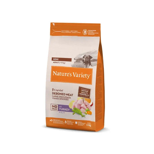 Nature'S Variety Canine Original Adult Mini Pavo 1,5Kg, τροφή για σκύλους
