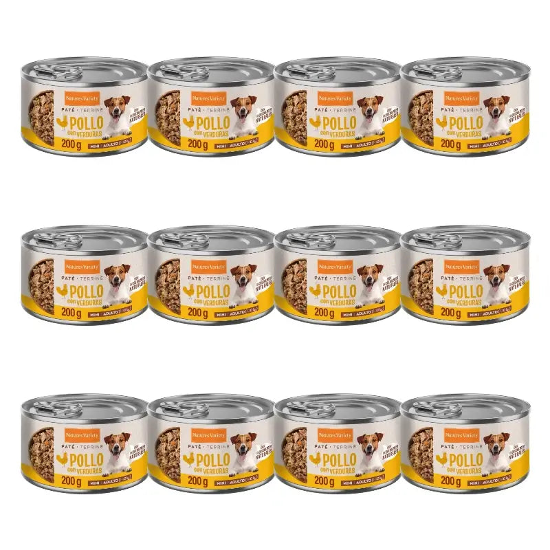 Nature'S Variety Υγρή τροφή για σκύλους, Mini Adult, με κοτόπουλο, μεμονωμένες μερίδες, 12 x 200 γρ.