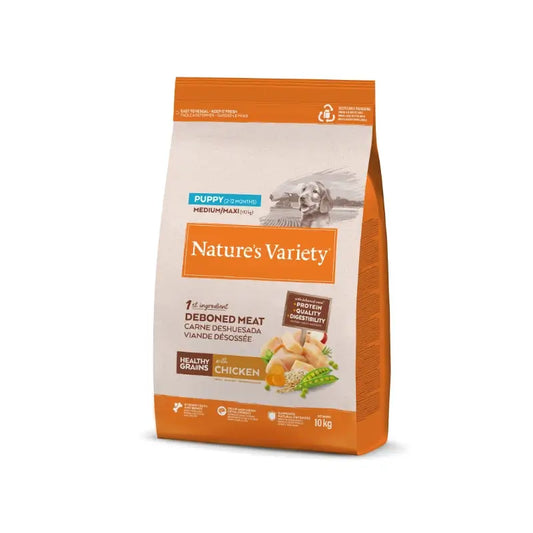 Nature'S Variety Dog Healthy Puppy Medium Κοτόπουλο 10Kg