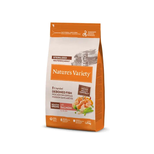 Nature'S Variety Feline Adult Original για στειρωμένες γάτες με σολομό 1,25 kg, τροφή για γάτες