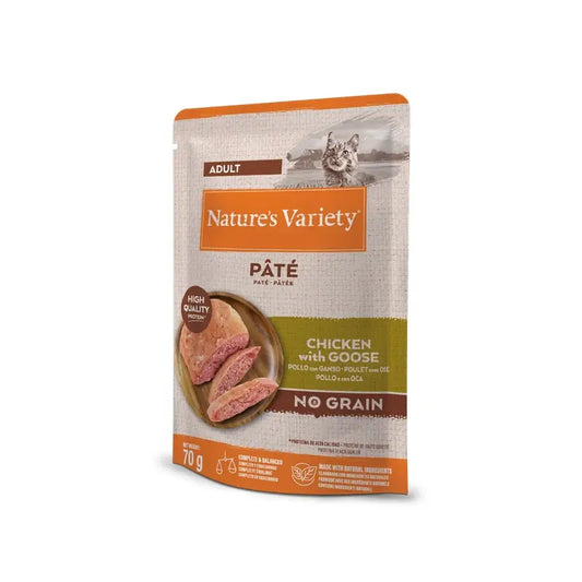 Nature'S Variety Υγρή τροφή για γάτες, Medium, μεμονωμένη συσκευασία, 70 γρ.