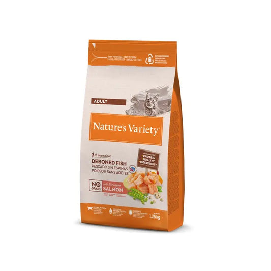Nature'S Variety Feline Adult Selected Salmon Noruego 1,25Kg, τροφή για γάτες
