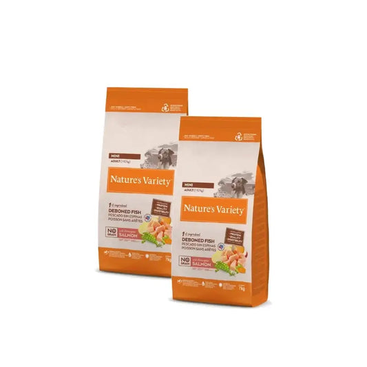 Nature's Variety Original Adult Mini Σολομός Τροφή για σκύλους 7 kg, συσκευασία 2 τεμαχίων